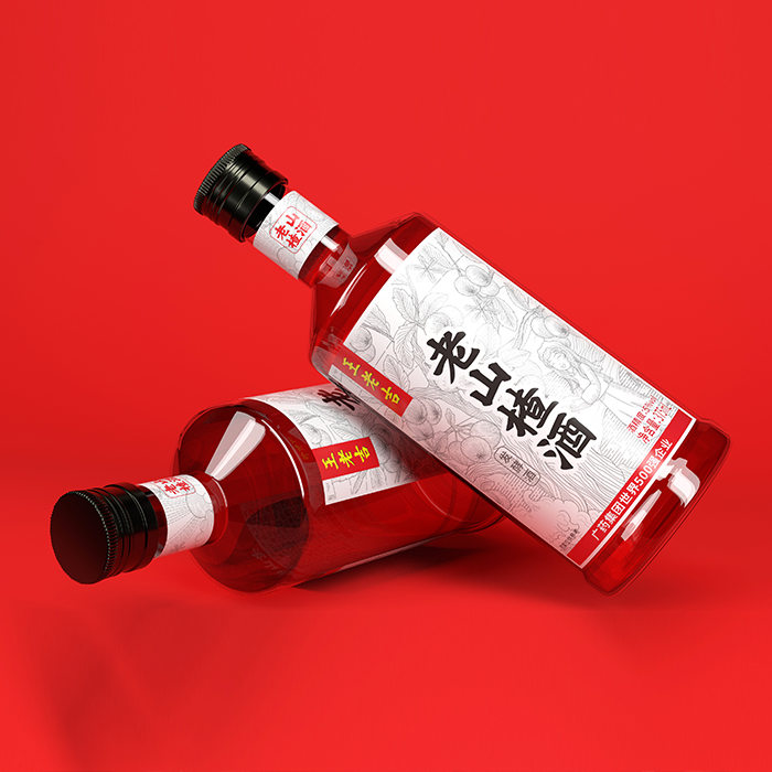 王老吉-老山楂酒標(biāo)簽
