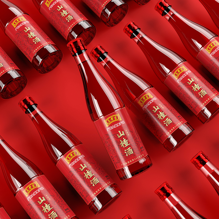 王老吉-山楂酒標(biāo)簽